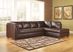 Image for DuraBlend Mahogany Right Facing Chaise Sectional