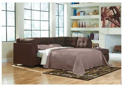 Image for Maier Walnut Right Arm Facing Chaise End Sleeper Sectional