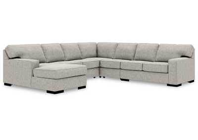 Ashlor Nuvella® 5-Piece Sectional with Chaise