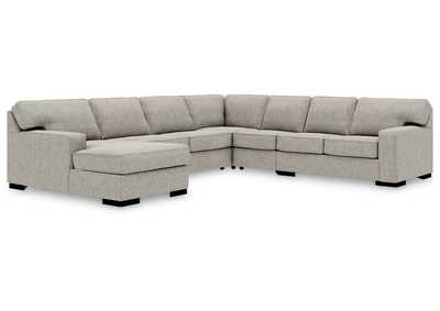 Ashlor Nuvella® 5-Piece Sleeper Sectional with Chaise