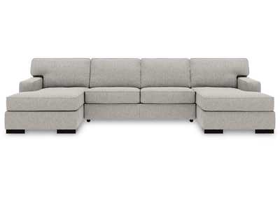 Image for Ashlor Nuvella® 3-Piece Sleeper Sectional with Chaise