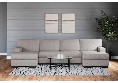 Image for Ashlor Nuvella® 3-Piece Sleeper Sectional with Chaise