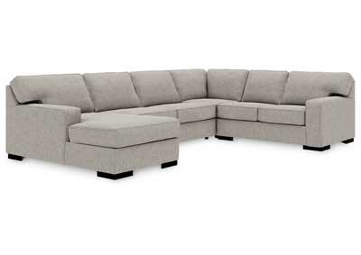 Ashlor Nuvella® 4-Piece Sleeper Sectional with Chaise
