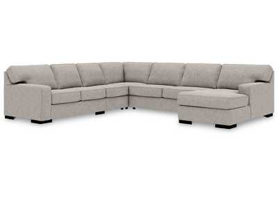Image for Ashlor Nuvella® 5-Piece Sleeper Sectional with Chaise