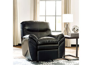 Image for Tassler DuraBlend Black Rocker Recliner