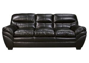 Image for Tassler DuraBlend Black Sofa