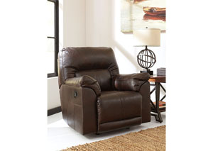 Image for Barrettsville DuraBlend® Chocolate Rocker Recliner