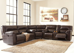 Image for Barrettsville DuraBlend® Power Reclining Sectional