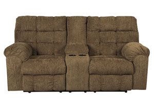 Image for Antwan Truffle Reclining Loveseat w/ Console