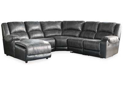 Image for Nantahala 5-Piece Reclining Sectional with Chaise