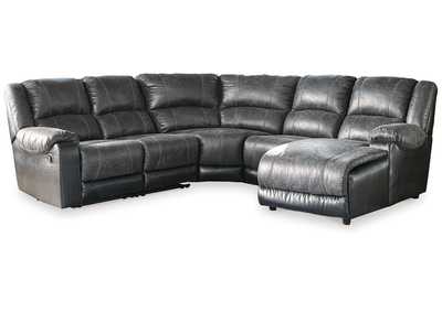 Image for Nantahala 5-Piece Reclining Sectional with Chaise