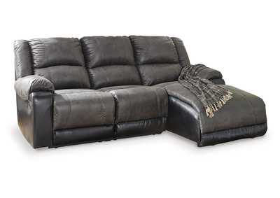 Image for Nantahala 3-Piece Reclining Sectional with Chaise