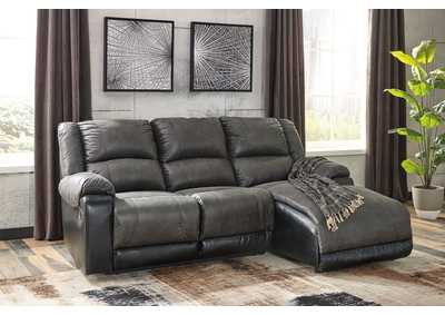 Nantahala 3-Piece Reclining Sectional with Chaise,Signature Design By Ashley