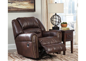 Image for Manzanola Chocolate Rocker Recliner
