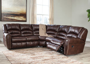 Image for Manzanola Chocolate Reclining Sectional