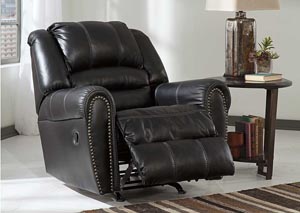 Image for Manzanola Black Rocker Recliner