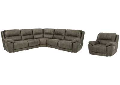 Image for Cranedall 5-Piece Sectional with Recliner
