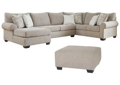 Baranello 3-Piece Sectional with Ottoman,Benchcraft