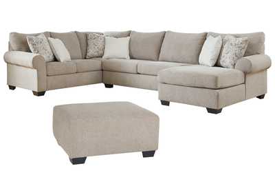 Baranello 3-Piece Sectional with Ottoman,Benchcraft