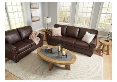 Colleton Leather Sofa and Loveseat,Signature Design By Ashley