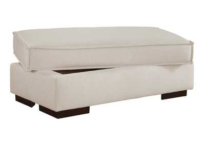 Image for Kendleton Quartz Ottoman w/Storage