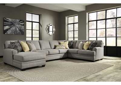 Image for Cresson Pewter Left Facing Corner Chaise Sofa Sectional