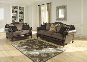 Image for Winnsboro DuraBlend Vintage Sofa and Loveseat