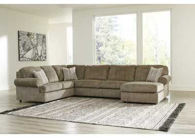 Brown Beige Hoylake 3 Piece Sectional With Chaise J D Furniture Vineland Nj