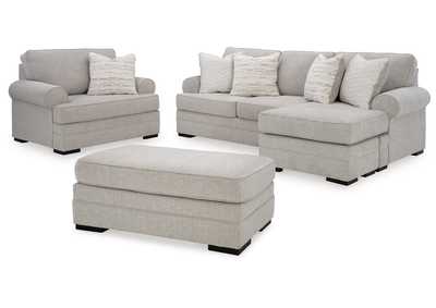 Image for Eastonbridge Sofa Chaise, Oversized Chair, and Ottoman