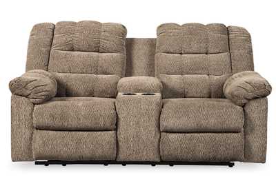 Image for Workhorse Reclining Loveseat with Console