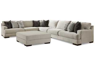 Artsie 4-Piece Sectional with Ottoman