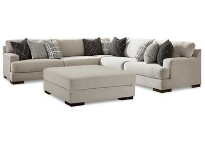 Artsie 3-Piece Sectional with Ottoman