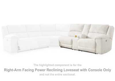 Image for Keensburg Right-Arm Facing Power Reclining Loveseat with Console