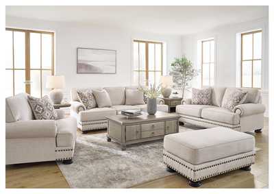 Merrimore Sofa, Loveseat, Oversized Chair and Ottoman,Benchcraft