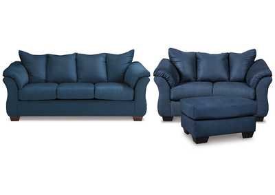Darcy Sofa, Loveseat, and Ottoman,Signature Design By Ashley