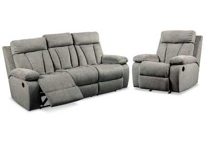 Image for Mitchiner Reclining Sofa with Recliner