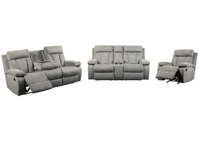 Image for Mitchiner Reclining Sofa and Loveseat with 2 Recliners