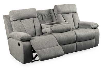 Mitchiner Reclining Sofa with Drop Down Table,Signature Design By Ashley