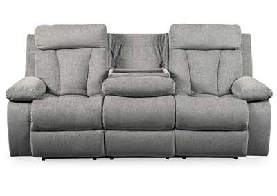 Mitchiner Reclining Sofa with Drop Down Table,Signature Design By Ashley