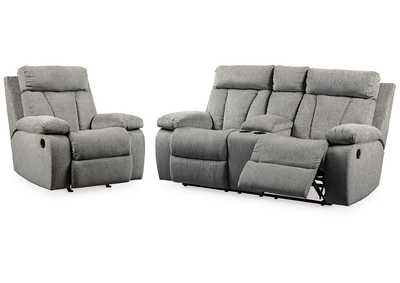 Image for Mitchiner Reclining Loveseat and Recliner