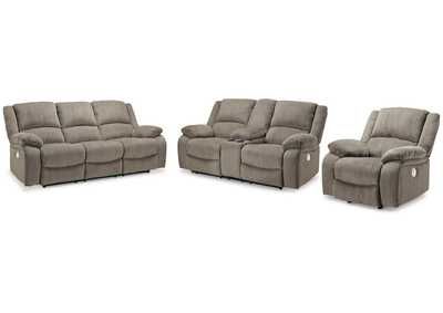 Image for Draycoll Power Reclining Sofa, Loveseat and Recliner
