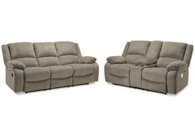Image for Draycoll Reclining Sofa and Power Reclining Loveseat