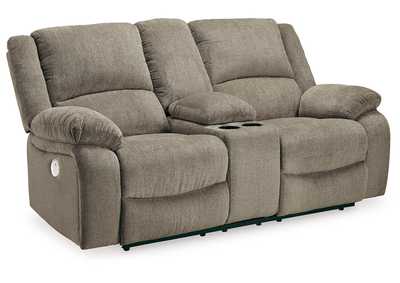 Draycoll Power Reclining Loveseat with Console,Signature Design By Ashley