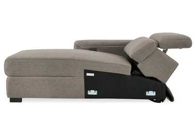 Mabton Left-Arm Facing Power Reclining Back Chaise,Signature Design By Ashley