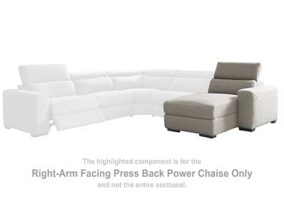 Image for Mabton Right-Arm Facing Power Reclining Back Chaise
