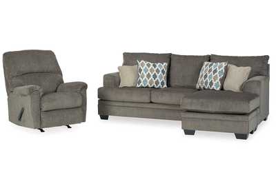 Dorsten Sofa Chaise and Recliner,Signature Design By Ashley