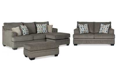 Image for Dorsten Sofa Chaise, Loveseat, and Ottoman