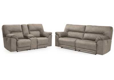 Cavalcade Power Reclining Sofa and Loveseat