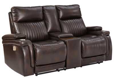 Image for Team Time Power Reclining Loveseat with Console