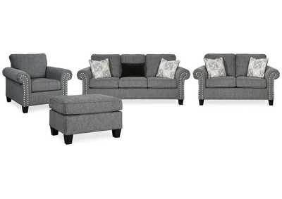 Image for Agleno Sofa, Loveseat, Chair and Ottoman